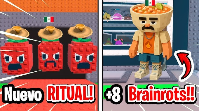 Brainrots con tematica mexicana Roblox