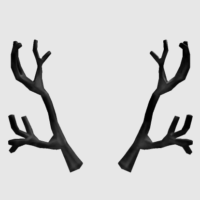 Black Iron Antlers en Roblox