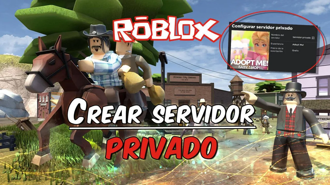 Crear servidor privado en Roblox