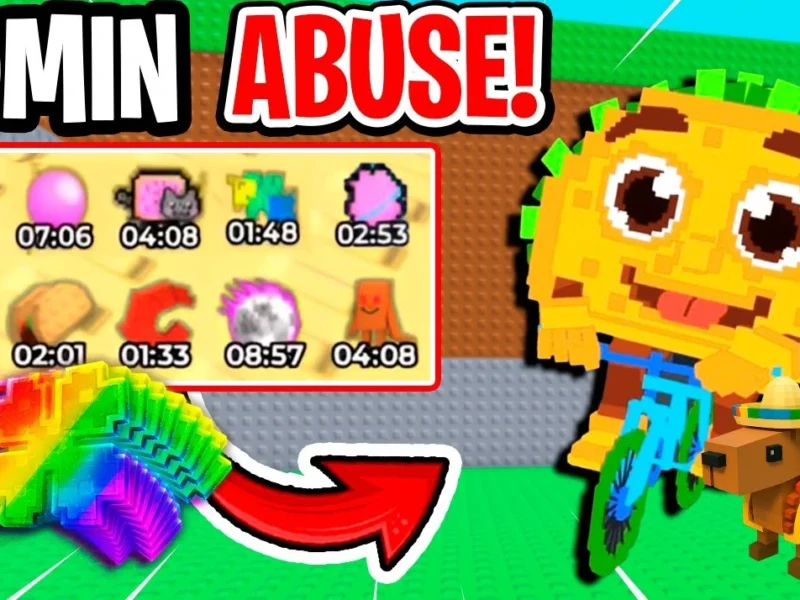 Admin Abuse martes de tacos en Steal a Brainrot