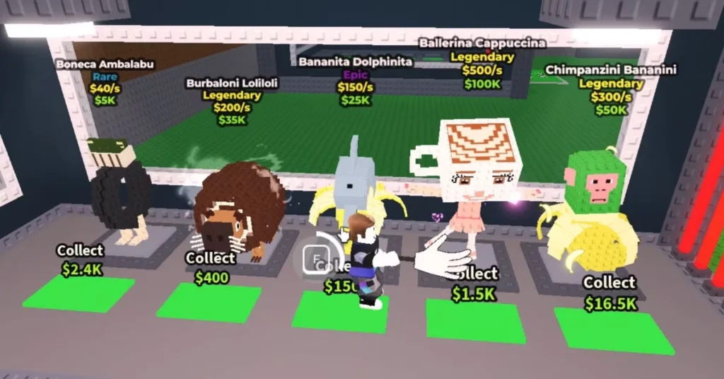 Brainrots gods en Steal a Brainrot