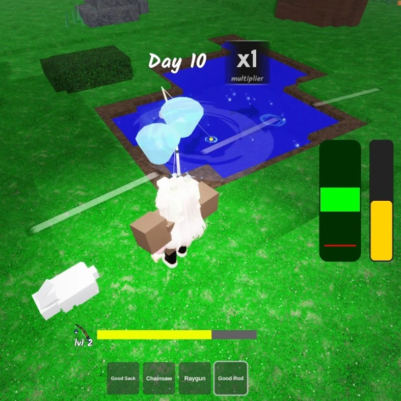 Truco secreto "yay fishing" en 99 Noches en el Bosque