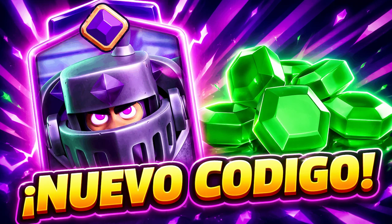 Código activo de Megacaballero Evo y gemas en Clash Royale