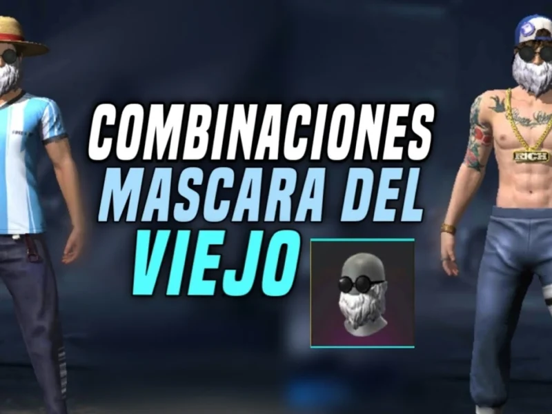 Combinación Barba del Viejo con camisa de Argentina Free Fire