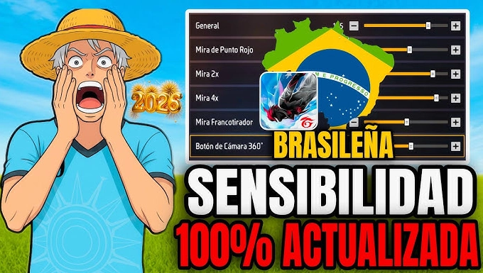 Sensibilidad brasileña actualizada para Free Fire