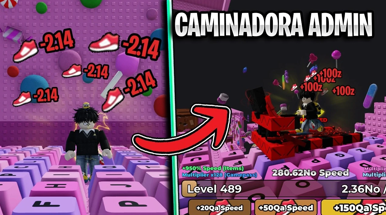 Caminadora Admin en Escapa del Teclado